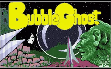 Bubble Ghost screen shot title